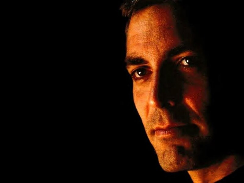 close-up of man's face