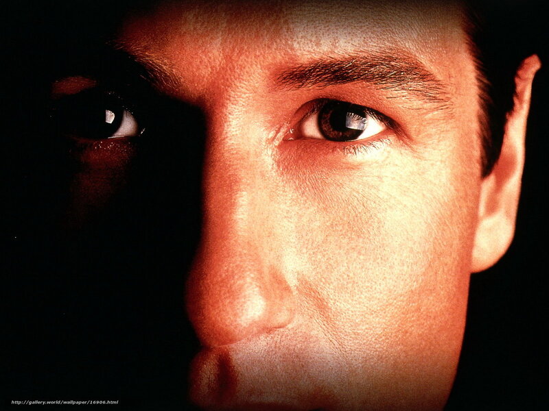 Close-up of Man's Face — Black, Dramatic, Photograph, Eyes, Nose