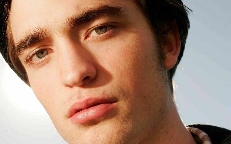 Close-up of Man's Face — Blue, Dramatic