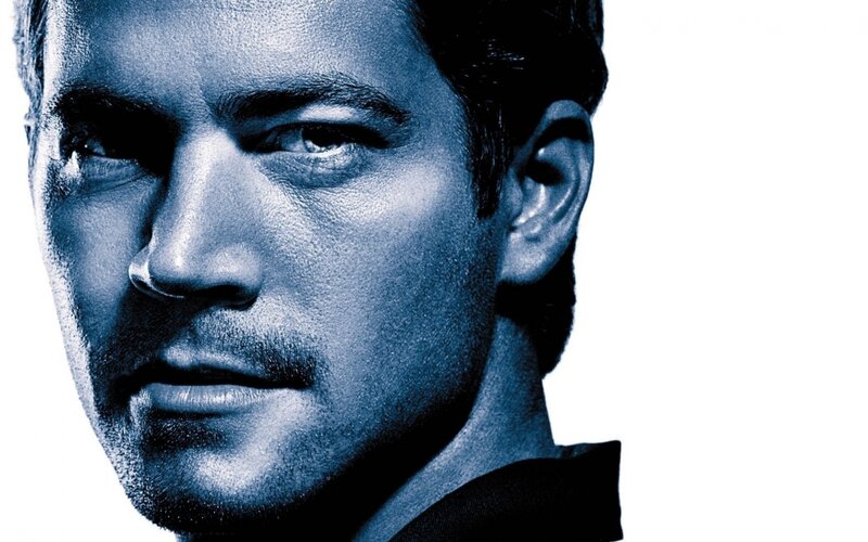 Close-up of Man's Face — Blue, Serious, Photograph