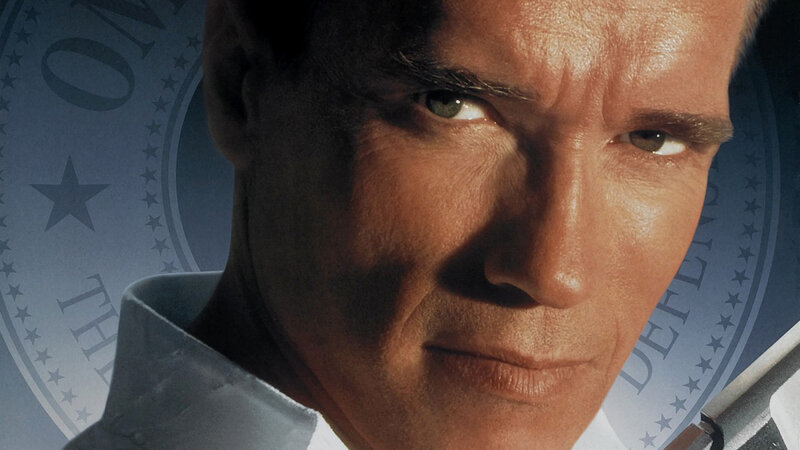 Close-up of Man's Face — Blue, Serious
