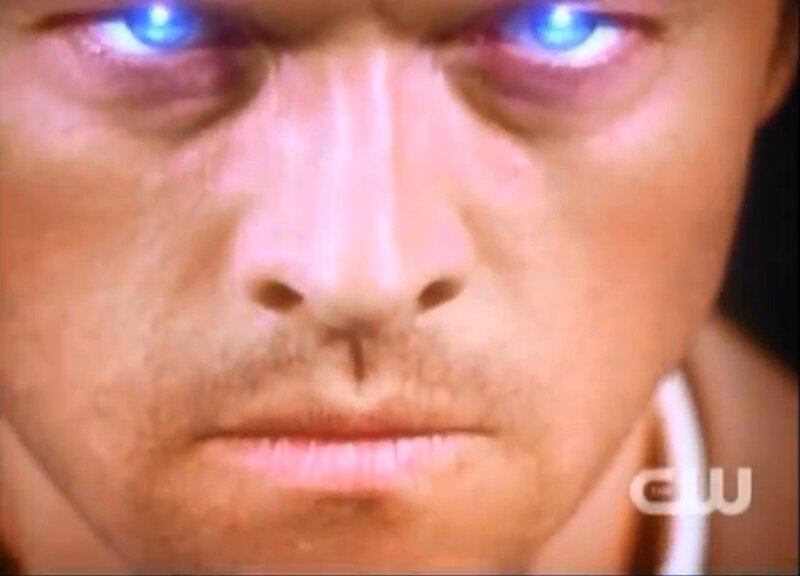 Close-up of Man's Face — Blue