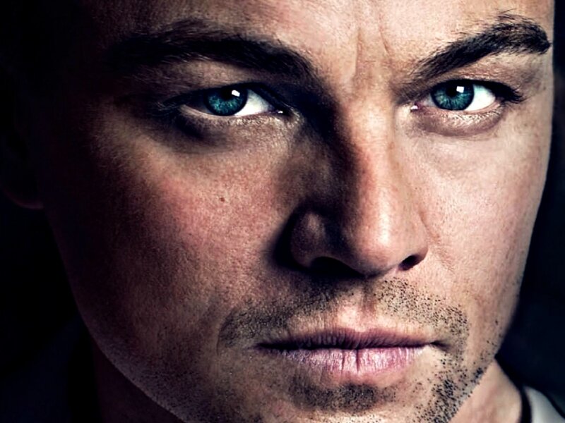 Close-up of Man's Face — Brown, Intense, Photograph, Eyes, Beard