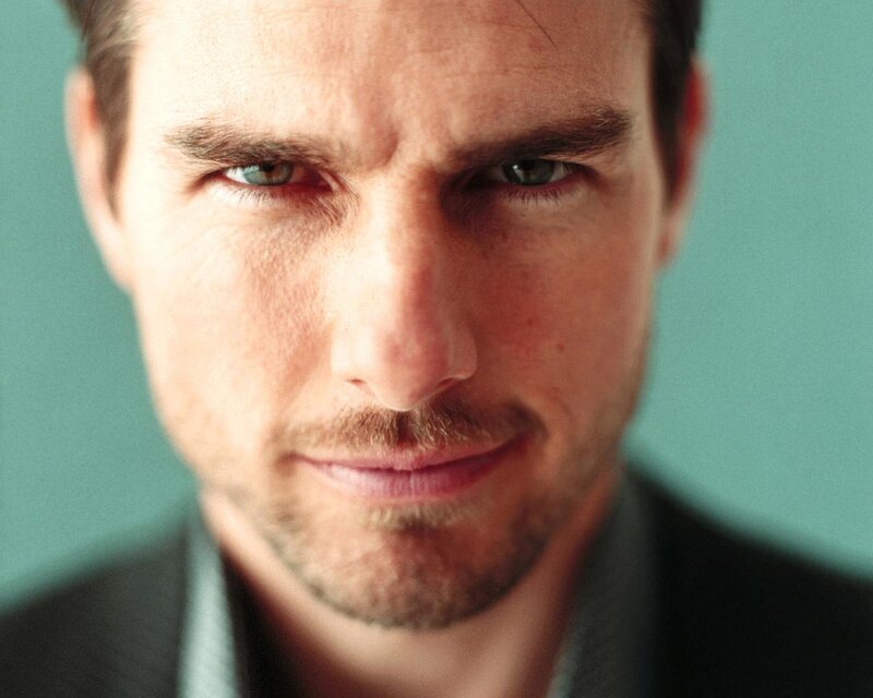 Close-up of Man's Face — Teal