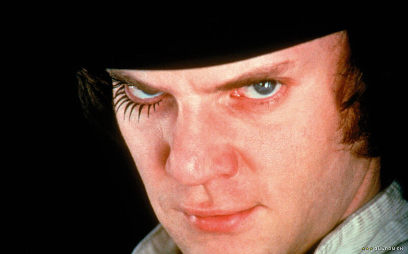 close-up of man with blue eyes