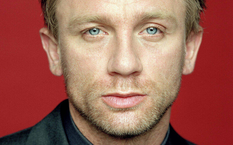 close-up of man with blue eyes