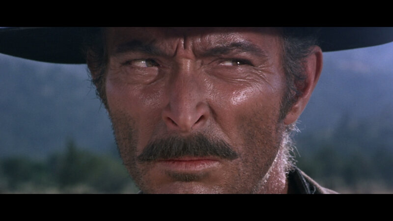 close-up of man with mustache