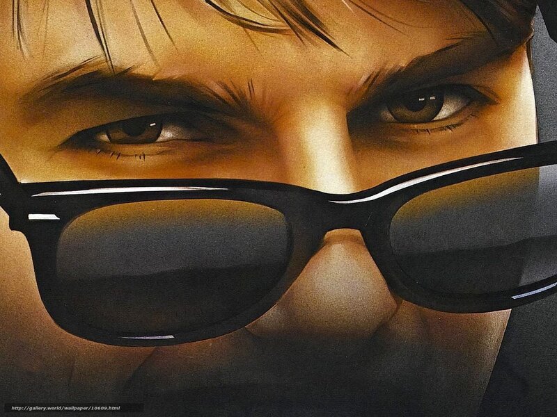 close-up of man with sunglasses
