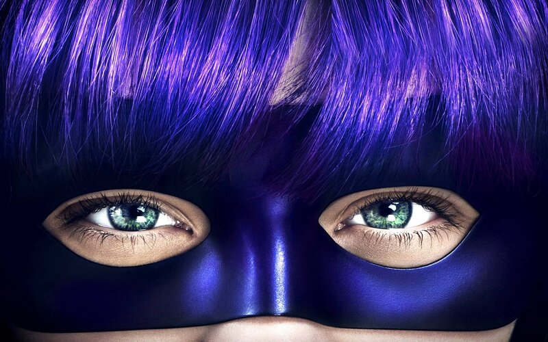 close-up of masked eyes