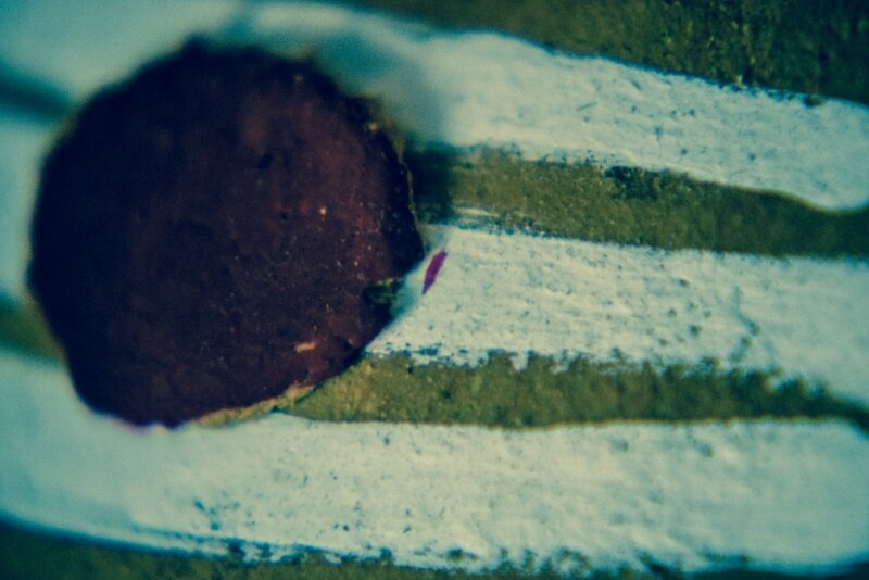 close-up of match head