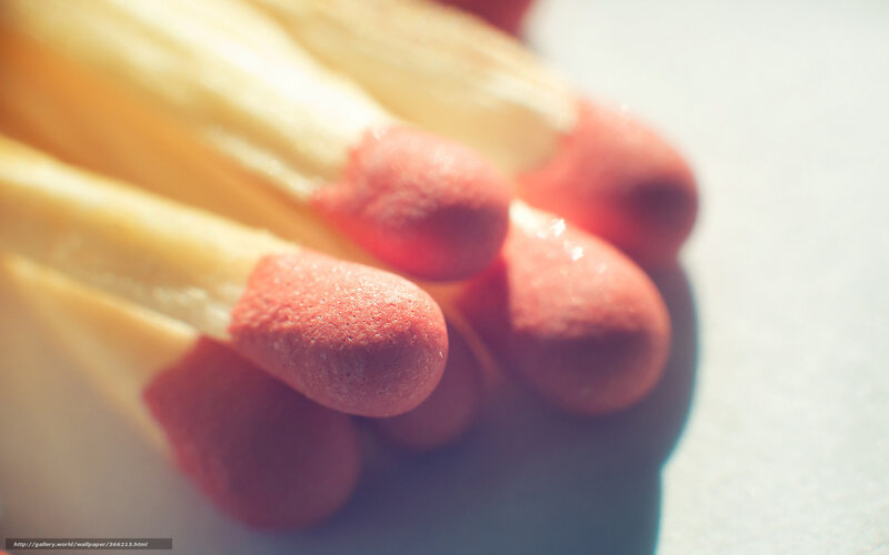 Close-up of Matchsticks — Red, Calm