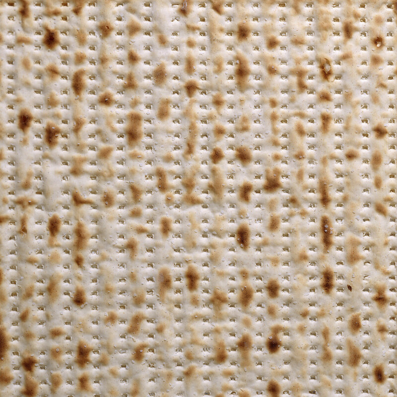 Close-up of matzah texture