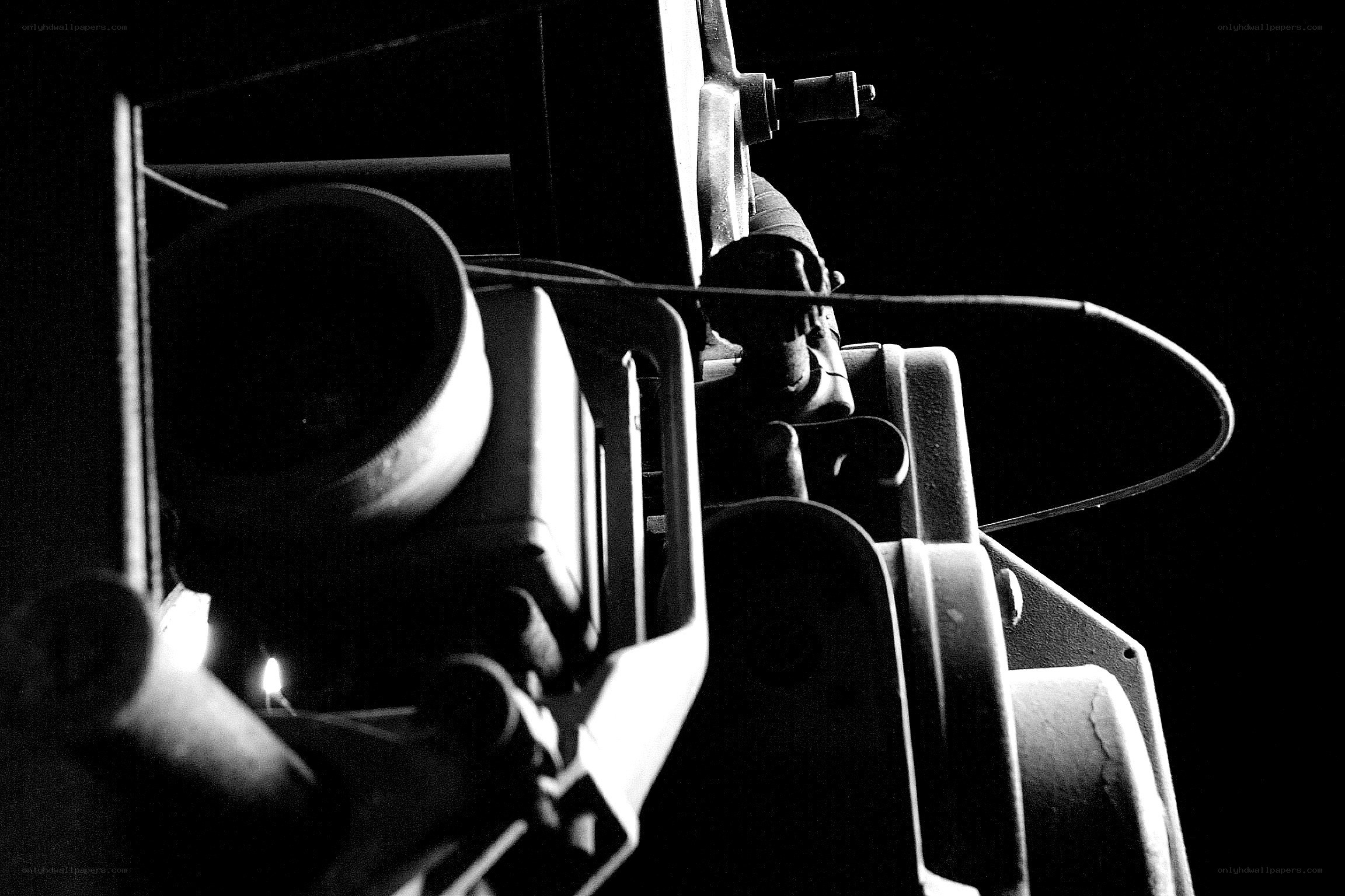 close-up of mechanical components