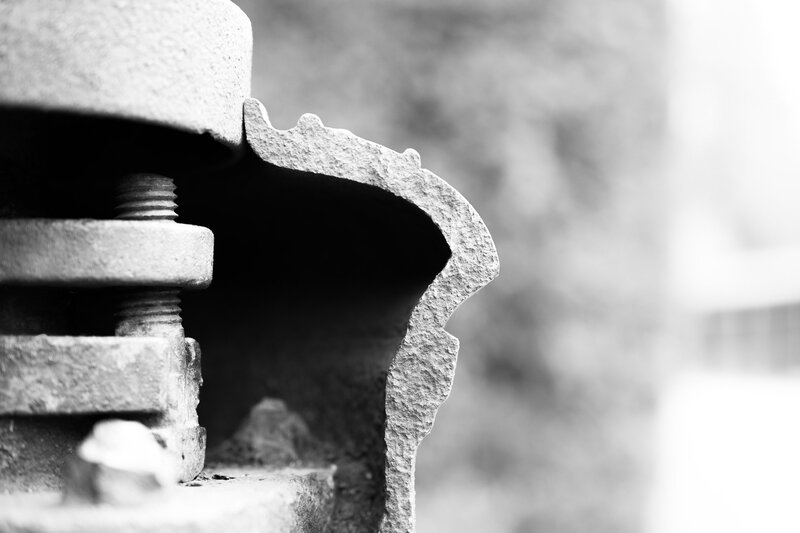 Close-up of Metal Bolt