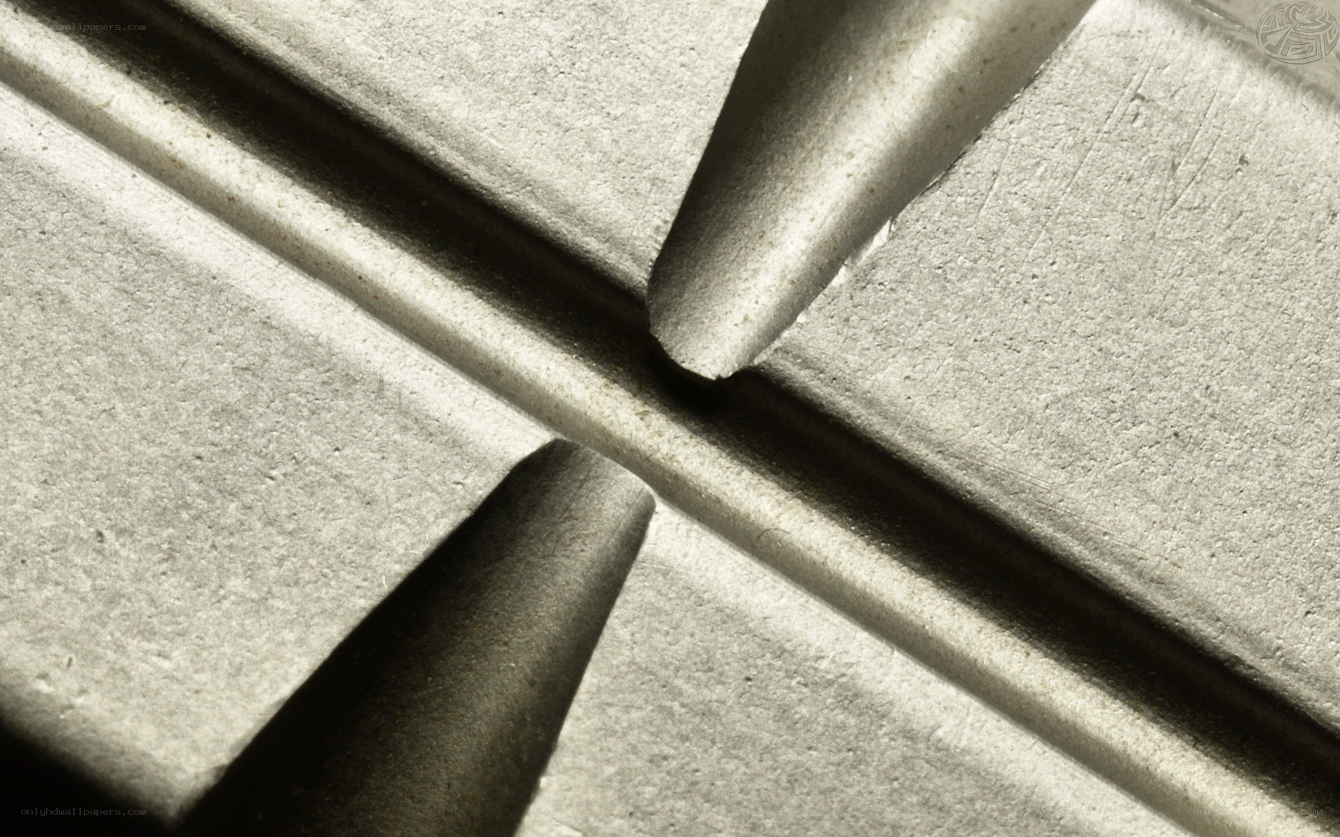 close-up of metal cross pattern