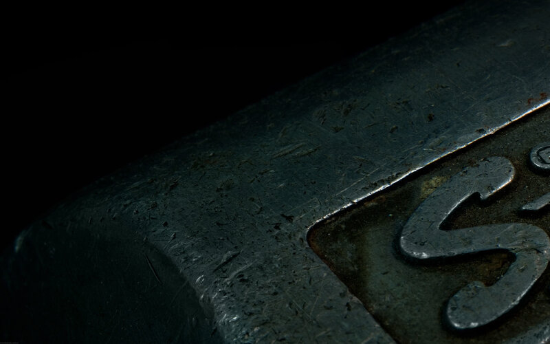 close-up of metal object
