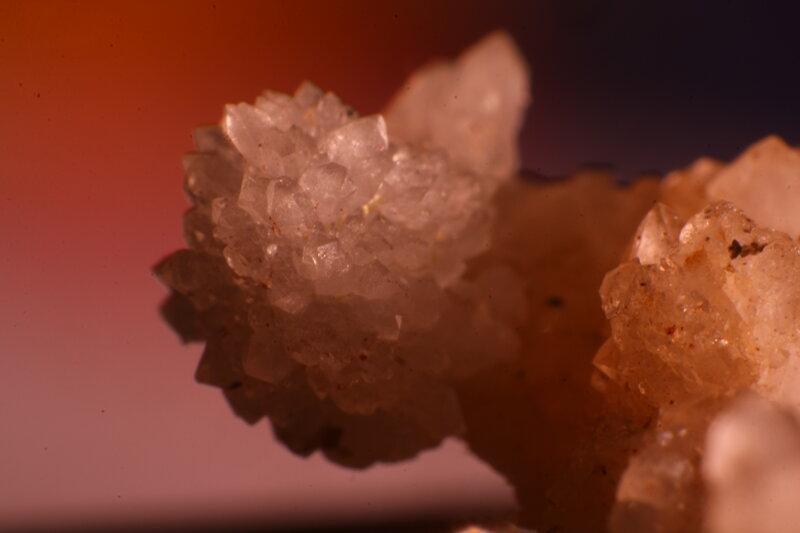 close-up of mineral crystals