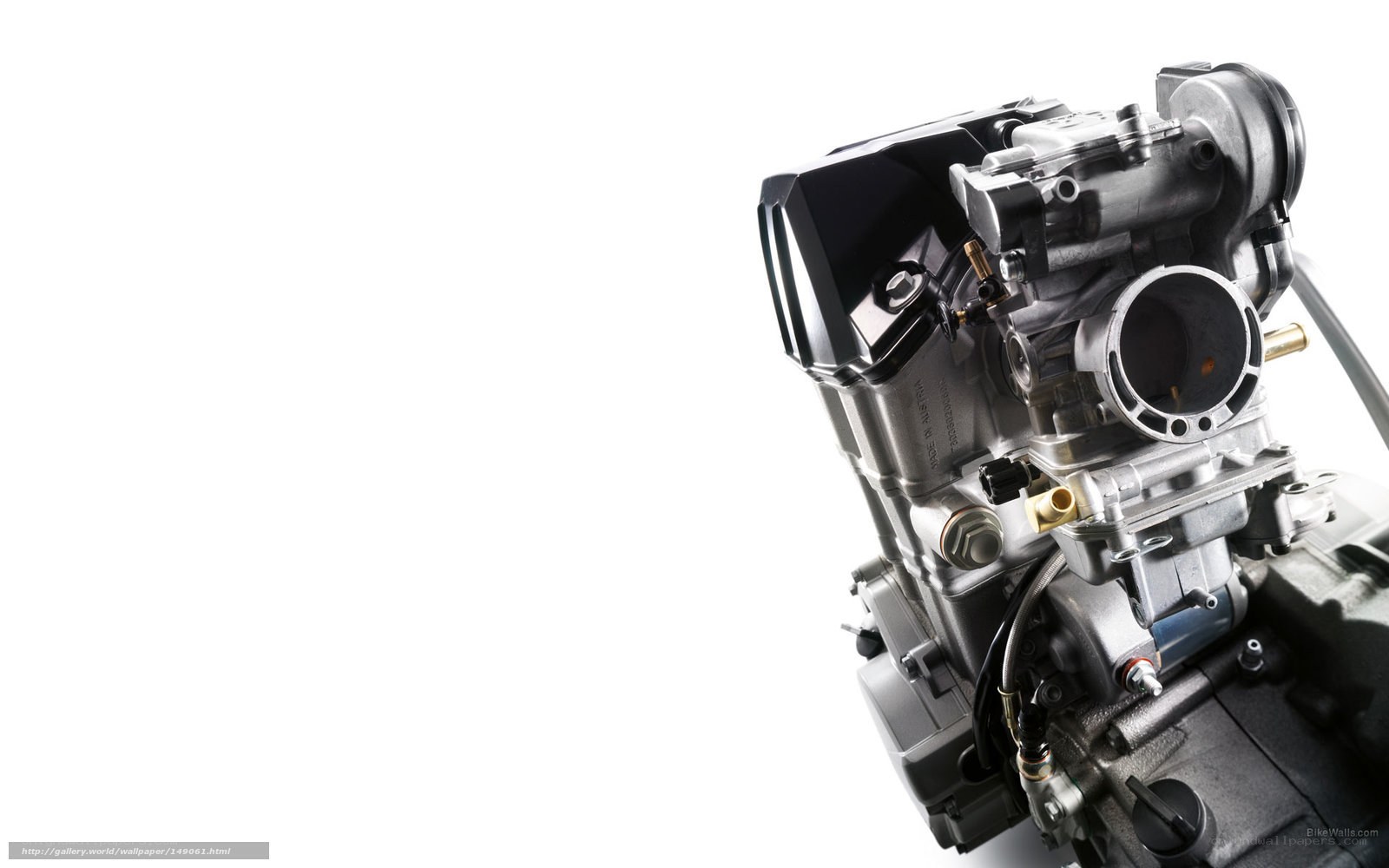 close-up of motorcycle engine