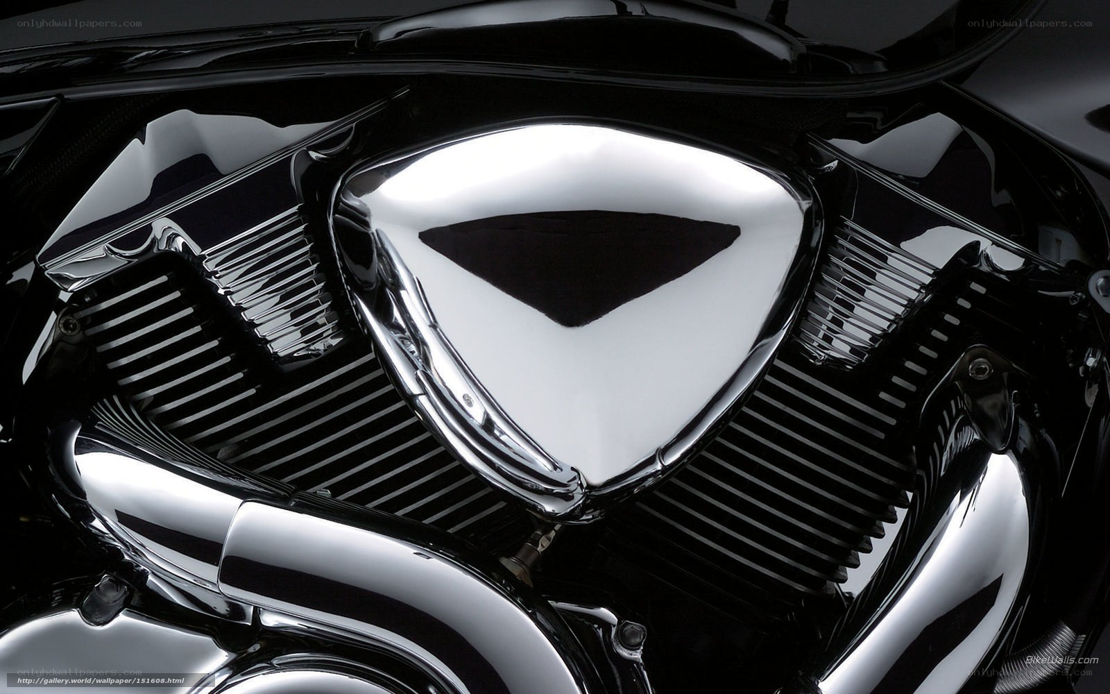 close-up of motorcycle engine