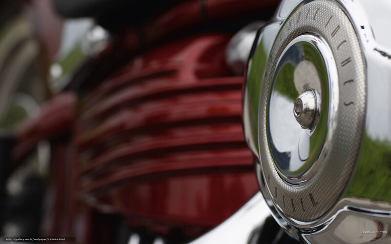 Close-up of Motorcycle Engine — Red, Detailed