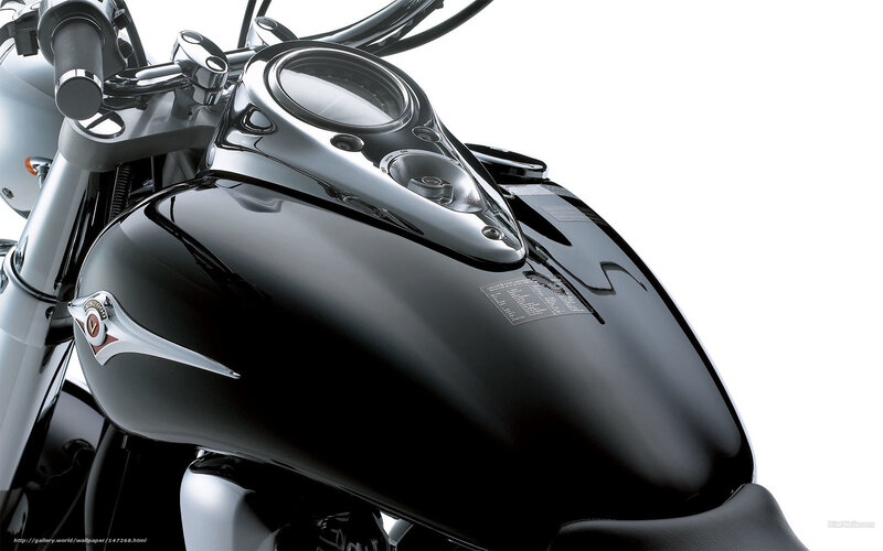 close-up of motorcycle fuel tank