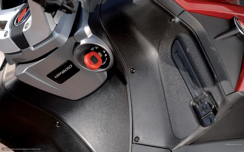 Close-up of motorcycle ignition