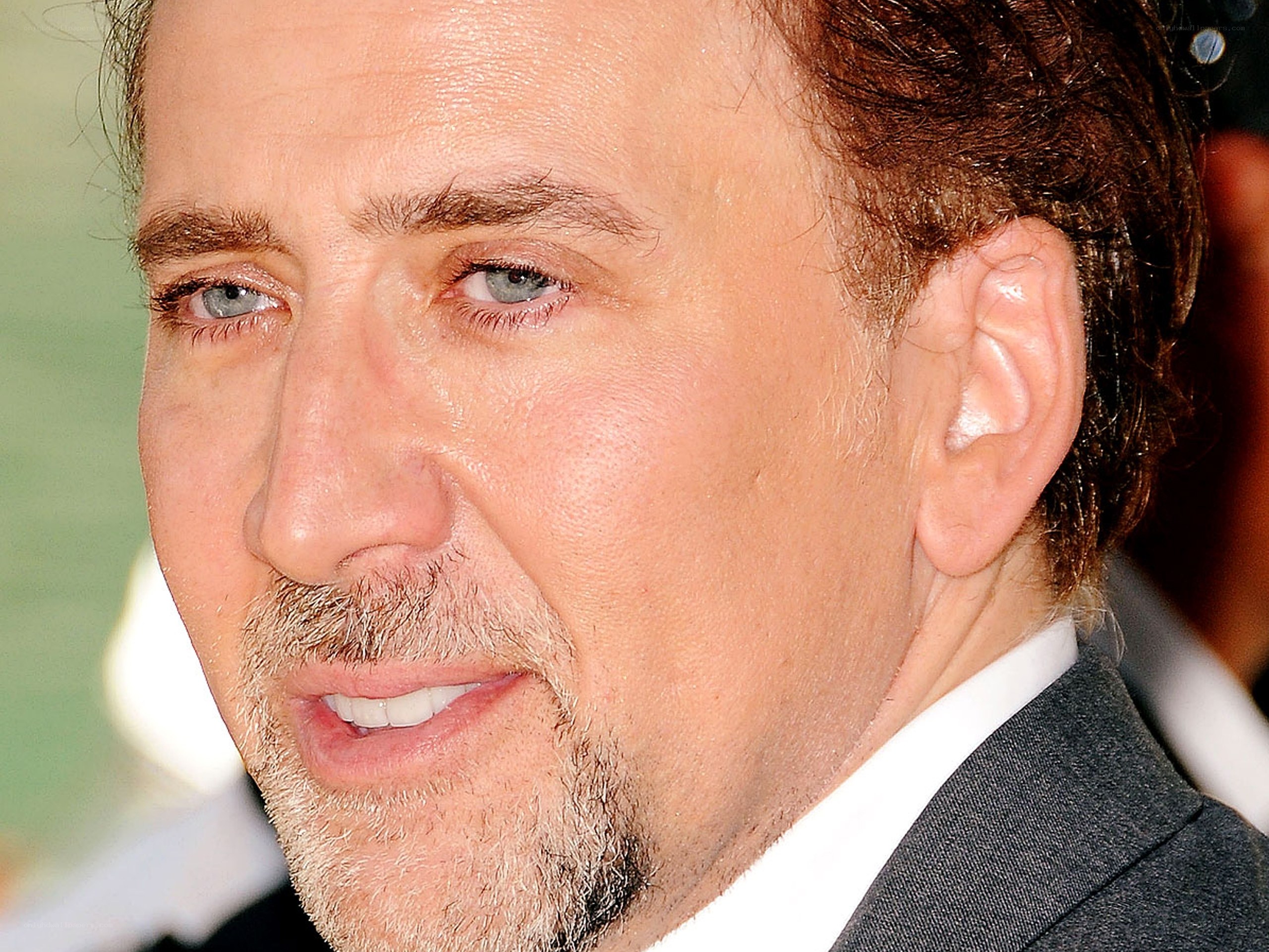 close-up of nicolas cage