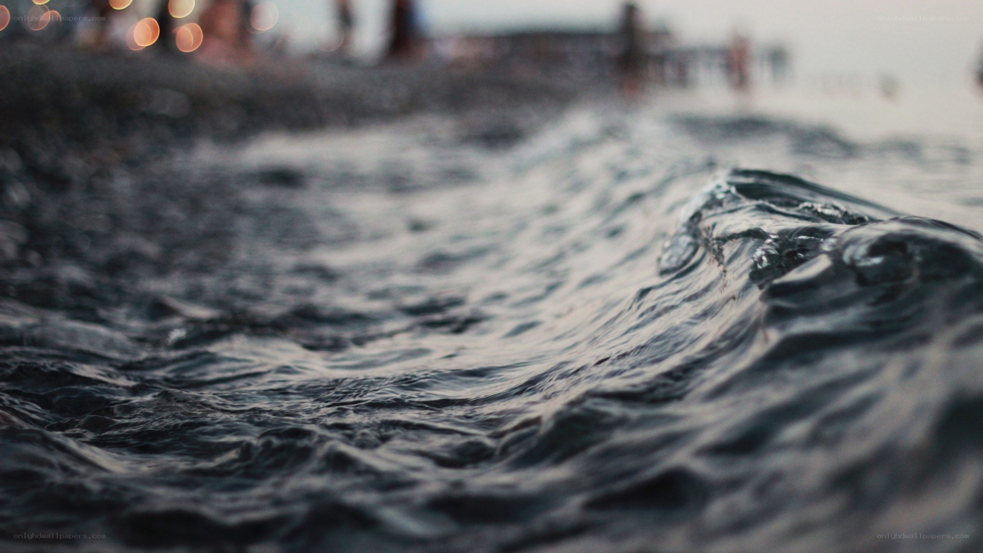 close-up of ocean wave