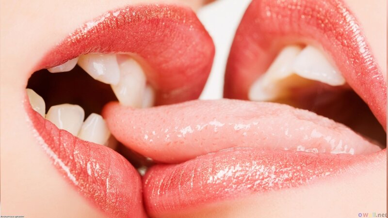 Close-up of Open Mouths — Red