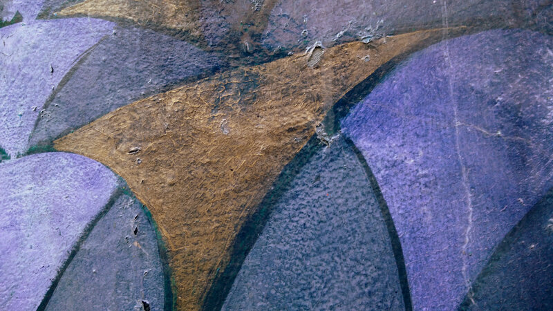 Close-up of Painted Surface — Purple