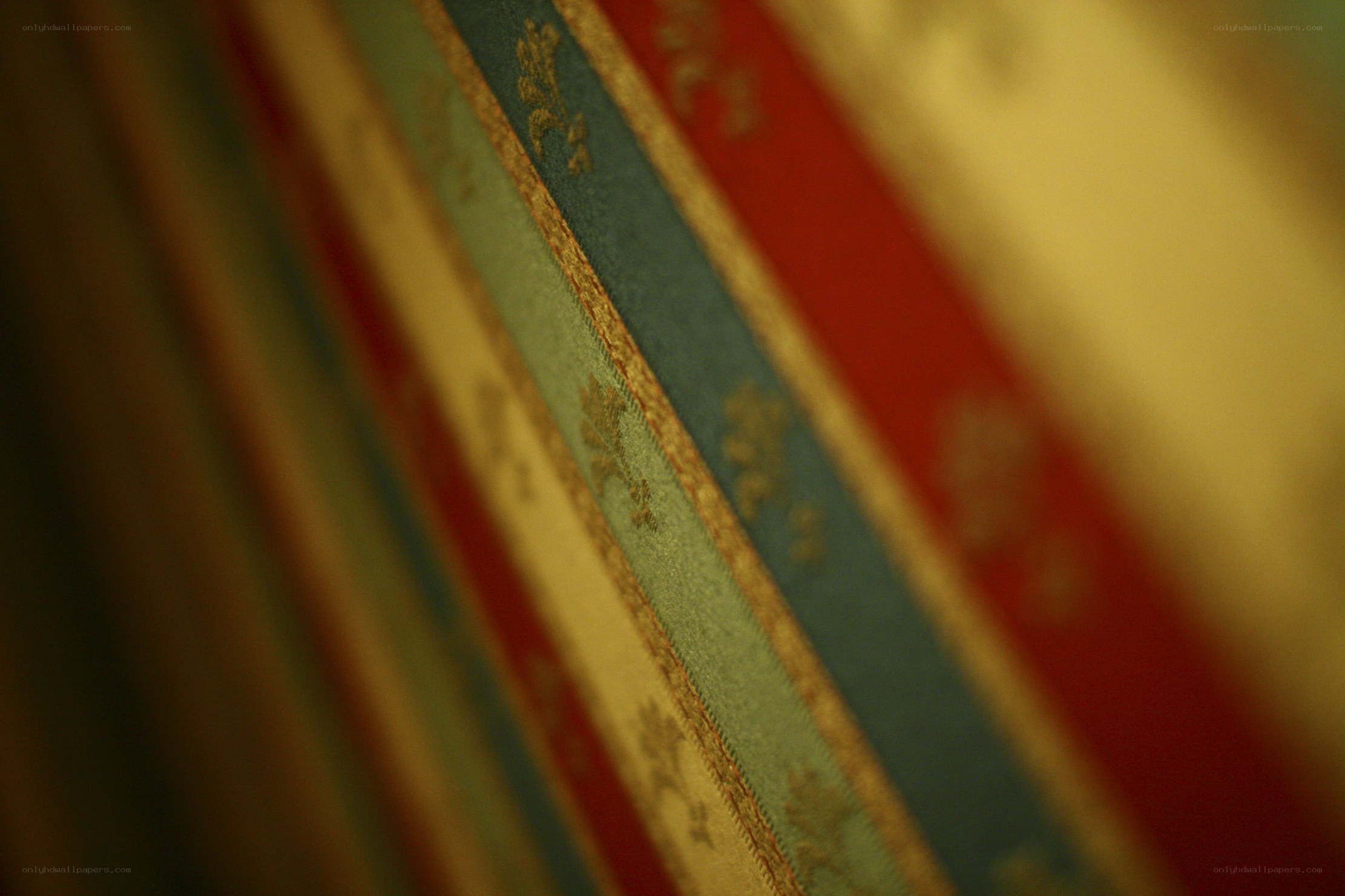 close-up of patterned fabric
