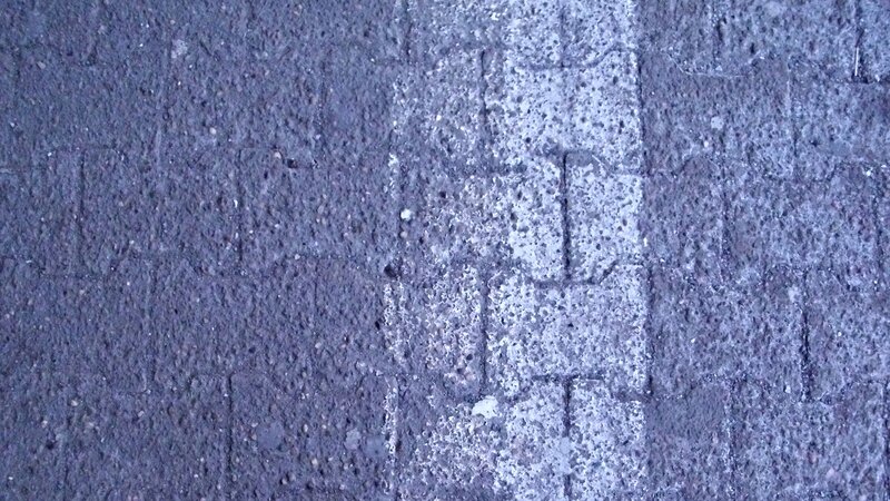 close-up of pavement surface