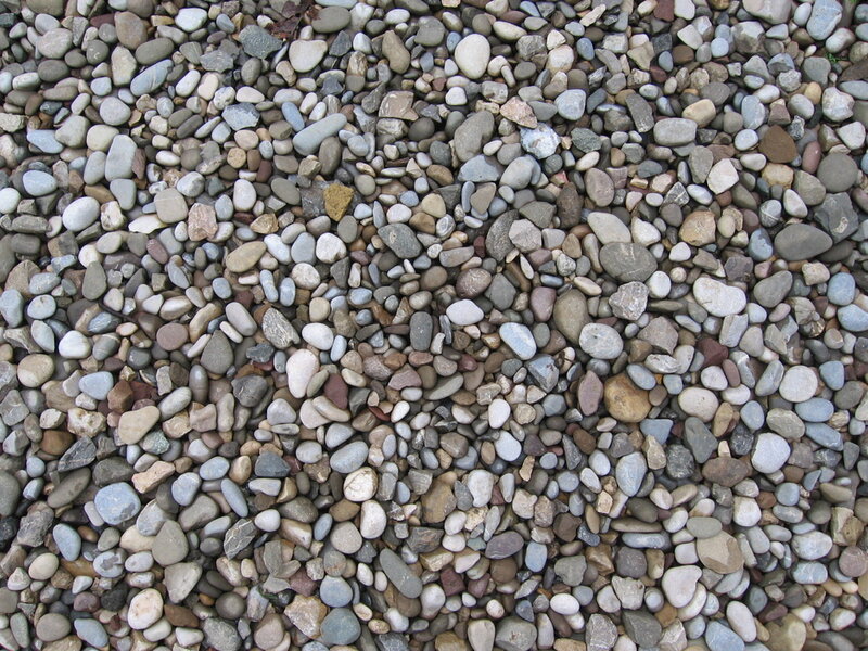 close-up of pebbles on ground