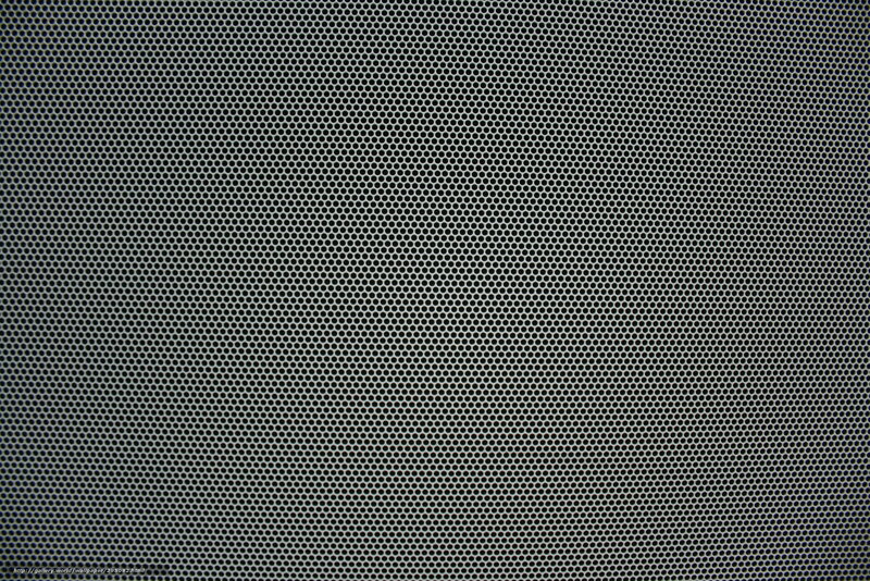 close-up of perforated metal