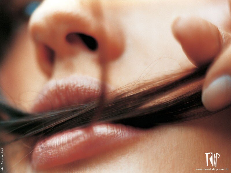 close-up of person's face