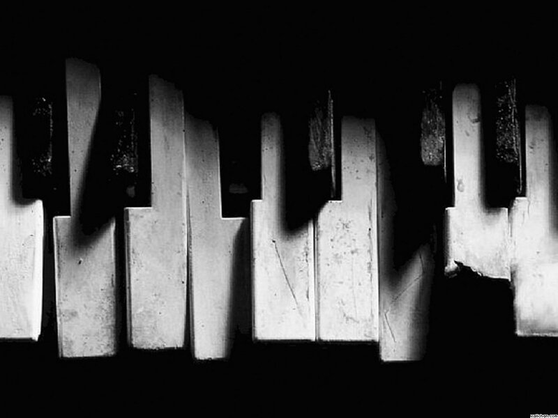 Close-up of piano keys
