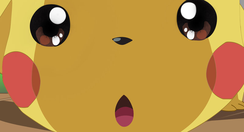 Close-up of Pikachu Face