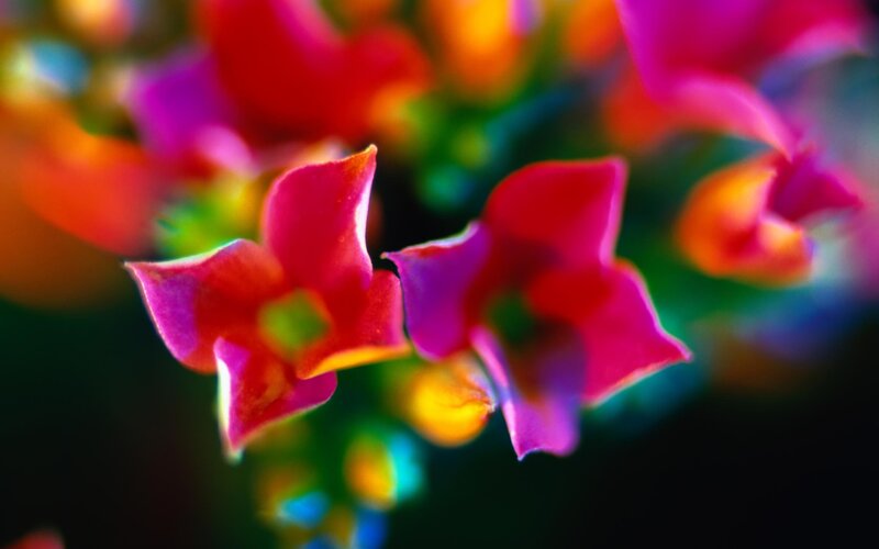 Close-up of Pink Flowers — Vibrant