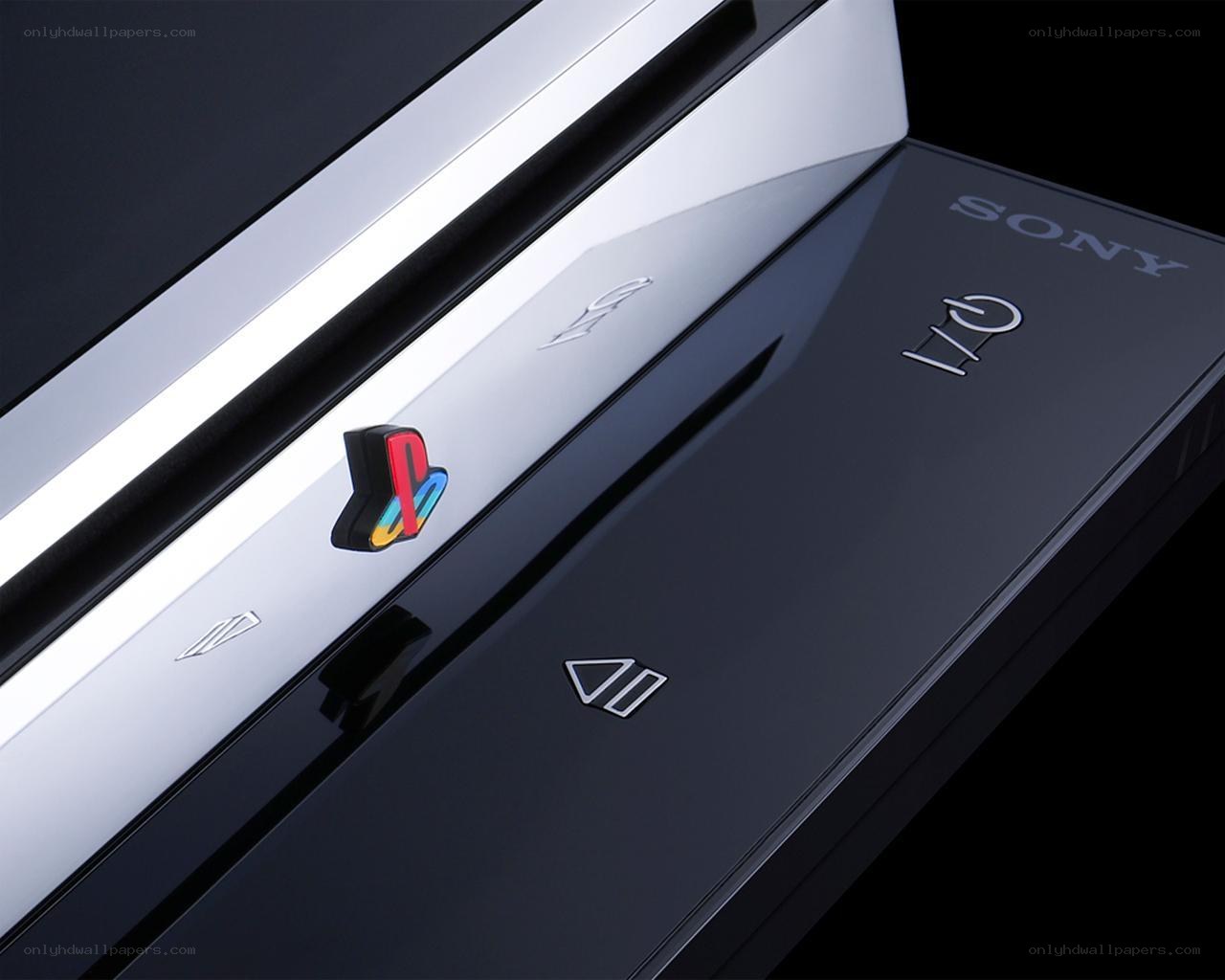 Close-up of PlayStation 3 console