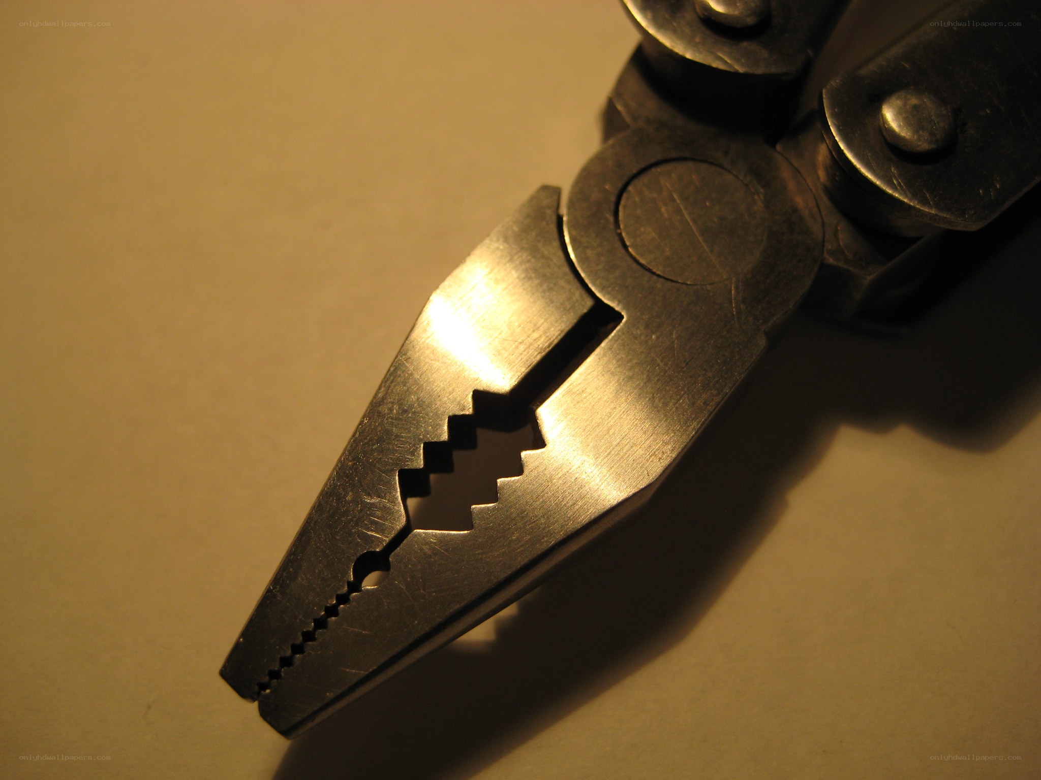 close-up of pliers