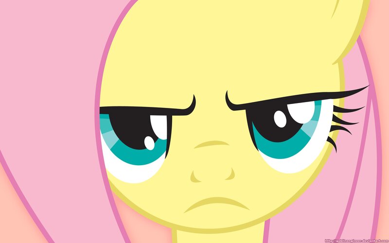 Close-up of Pony Face — Yellow