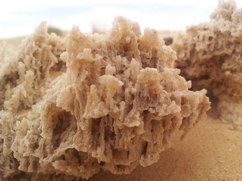 Close-up of Porous Rock