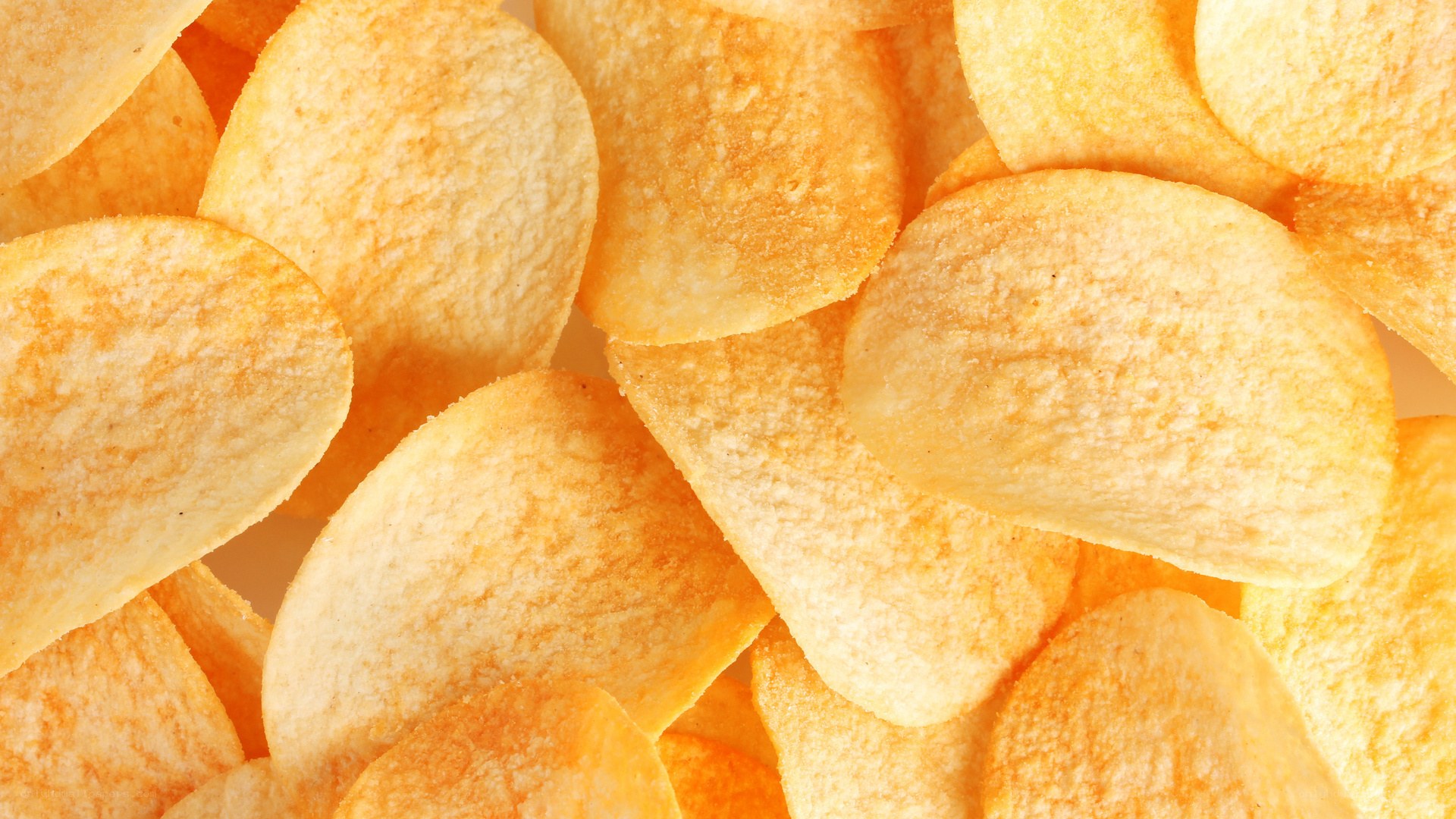 close-up of potato chips
