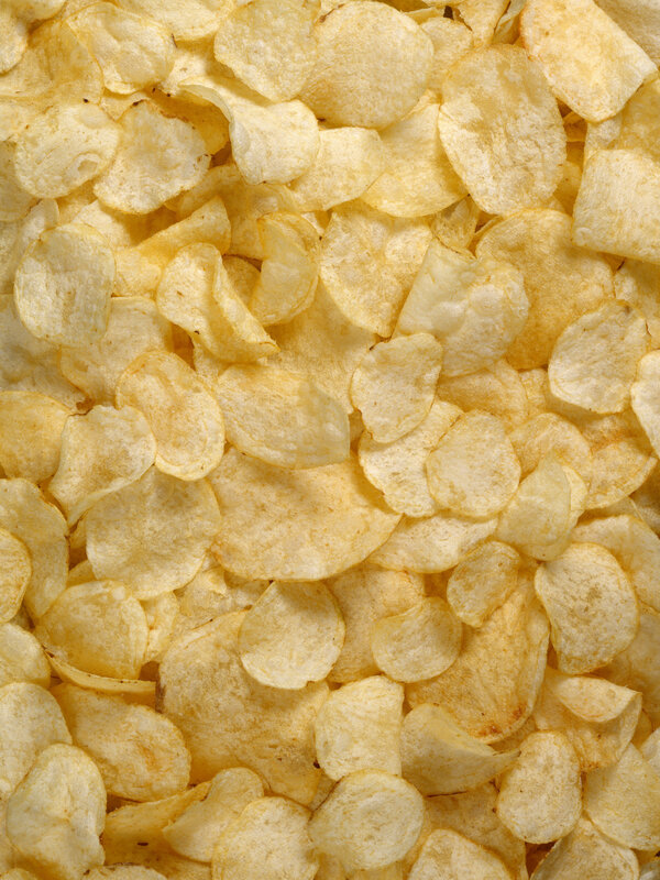 Close-up of potato chips