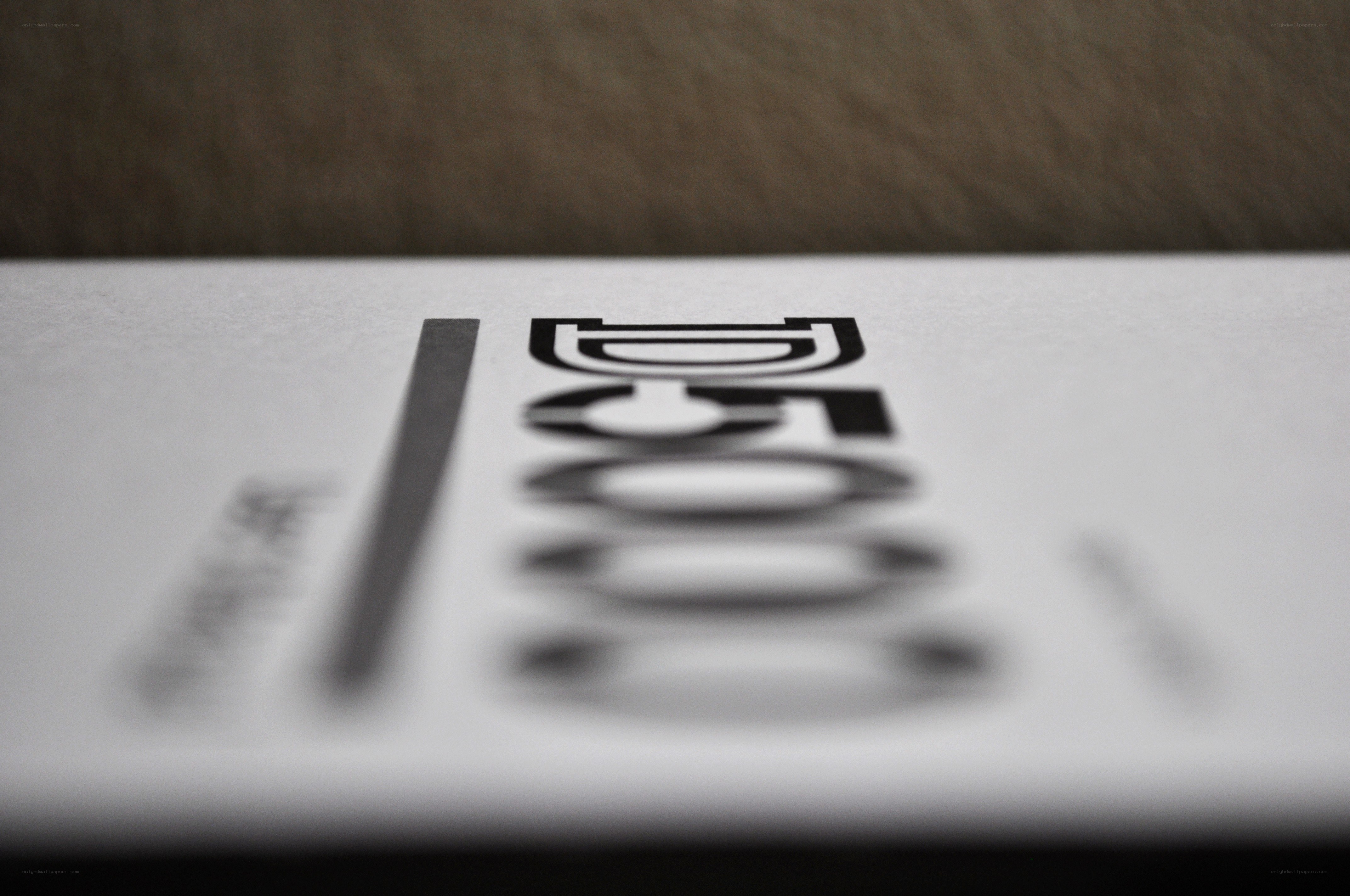 close-up of printed text