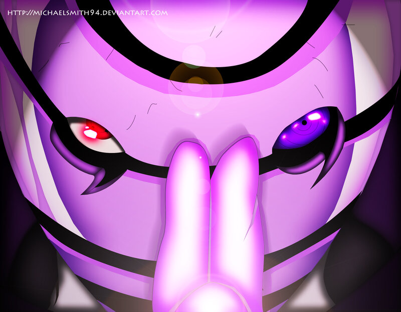 Close-up of Purple Face