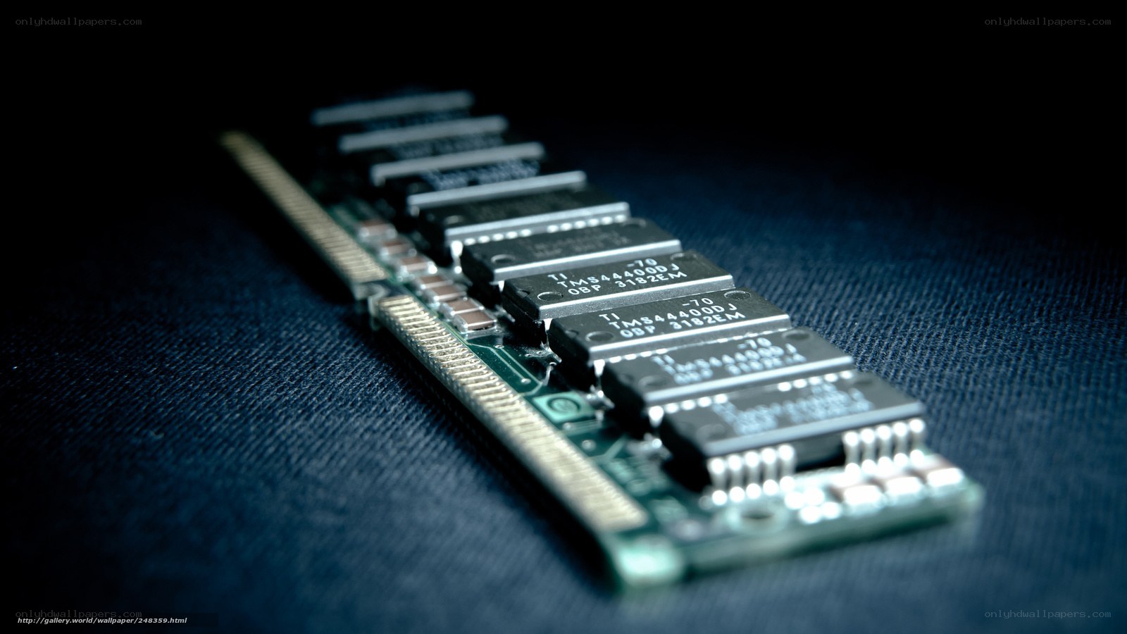 Close-up of RAM module