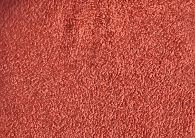 close-up of red leather texture