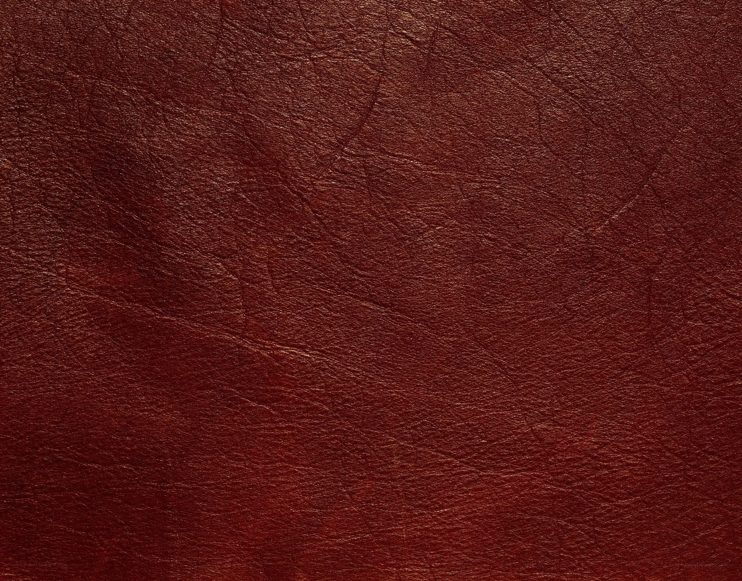 close-up of red leather texture