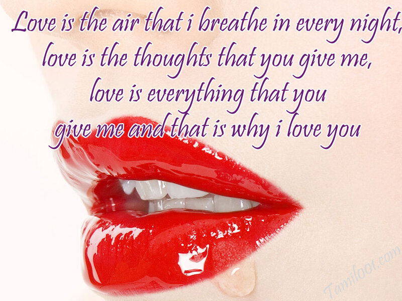 Close-up of Red Lips — Romantic